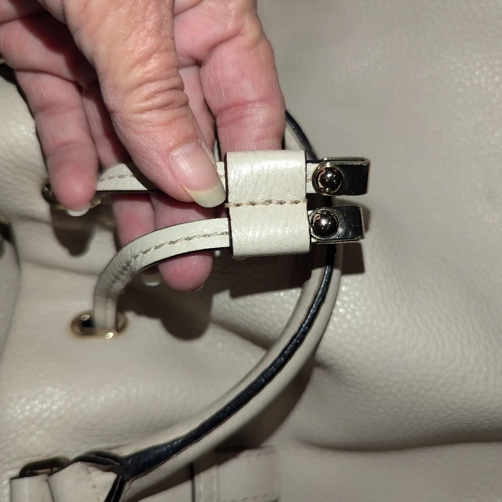 Kate Spade off white leather bag